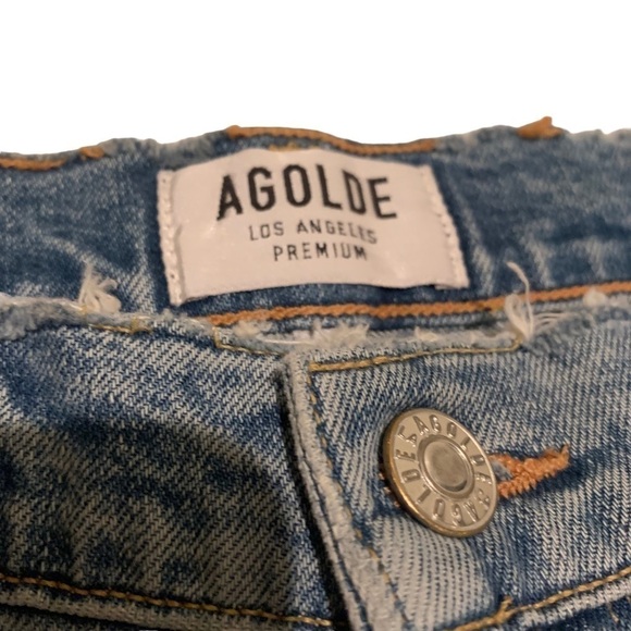 AGOLDE Jeans Womens 27 Sophie High Rise Skinny Crop Distressed Casual Boho NWT - Picture 12 of 13